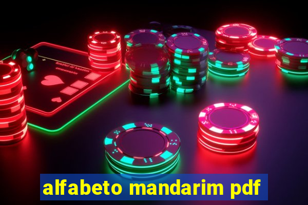 alfabeto mandarim pdf